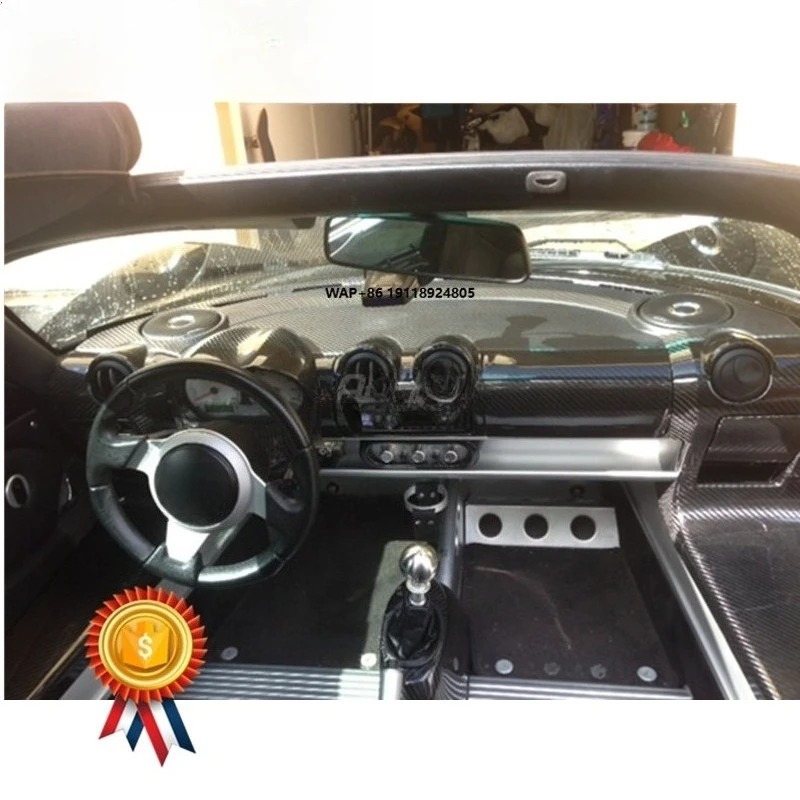 Trade Assurance Dry Carbon Fiber Interior Trim Fit for 04-11 Lotus Exige S2 08-11 Lotus Elise S2 Dashboard Dashtop Cover